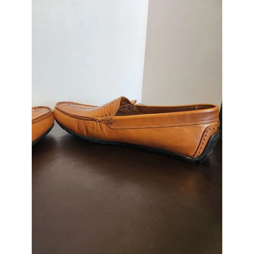 Blake McKay Tucson Driving Loafer Shoes Mens 8M Tan